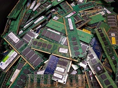 Arbeitsspeicher/ RAM mit Goldkante